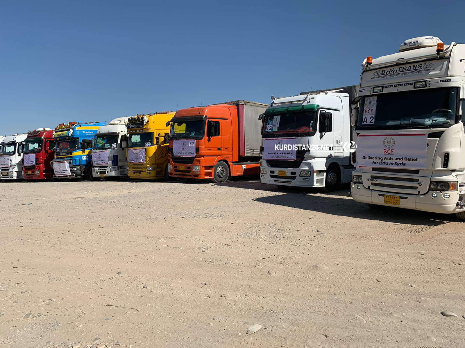 دەزگای خێرخوازی بارزانی كاروانێكی ھاوكاریی رەوانەی رۆژئاوای كوردستان دەكات